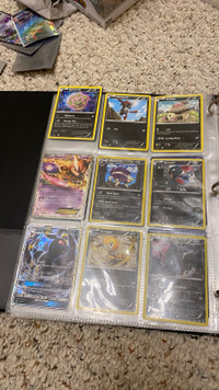 Pokémon cards, binders and tins