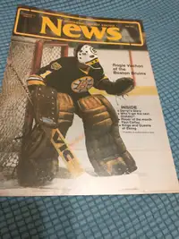 May 1982 Scotiabank Hockey News Rogie Vachon Boston Bruins