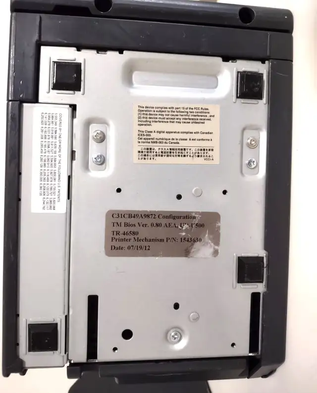 Lot of 2 Epson TM-L500A Thermal Airport Ticket Printer USB " Mis in Printers, Scanners & Fax in Kitchener / Waterloo - Image 5