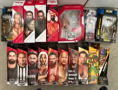Huge WWE Lot 18 elite Ultimate, View more