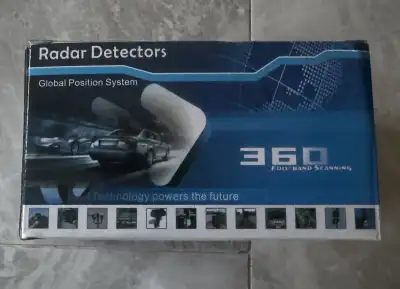 Russian Radar Detector Brand new - still wrapped in original cellophane. Provides 180° detection of...