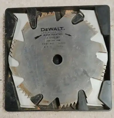 Saw Blade Dewalt Dado 6" 6024, View more