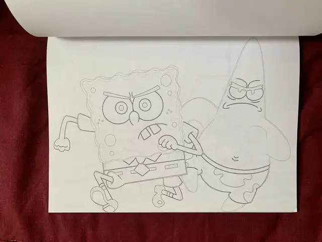 SpongeBob - Coloring Book64519995254530124