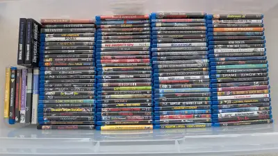 Selling my 180 movie BluRay collection. Various mixed titles. Comes with LG BluRay player. Selling a...