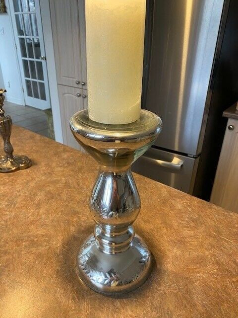 Mercury Glass Pillar and/or Taper Candle Holder in Other in Gatineau