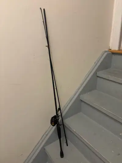 Fishing Rod with Left Hand Reel, View more
