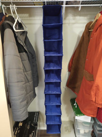 hanging closet storage organizer 10-tier