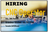 HIRING CNC Operator