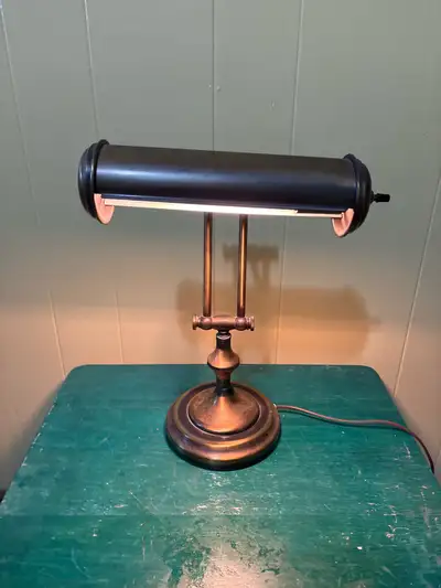  Vintage brass bakers, lamp adjustable, View more