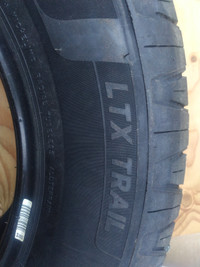 NEW 265 70 r18 michelin LTX trail tires, 4 total