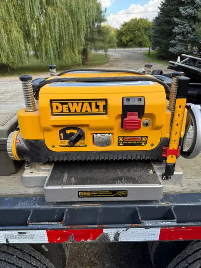 This DeWalt DW735 planer is a powerful tool for any woodworking enthusiast, featuring a robust motor...