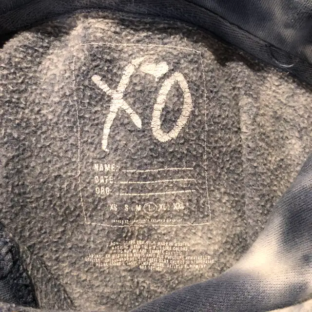 2020 The Weekend XO Static Tie Dye Hoodie Size Large L Men's in Men's in Barrie - Image 11
