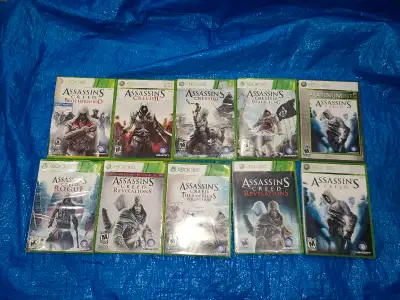 Assassins Creed Games for $5 each for xbox 360! many in stock, View more