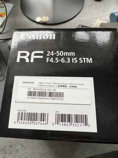 Canon rf 24-50 mm f4.5-6.3 IS STM, View more