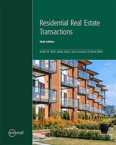 Residential Real Estate Transactions 6th Edition 9781774623954 in Textbooks in Mississauga / Peel Region