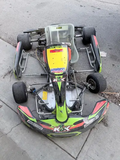 Rolling Chasis 2018 K& K Kart Frame Is In Great Shape Tires Have A Single Run On Track 1350 OBO