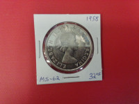 1958 Canada       $1 silver coin!!!