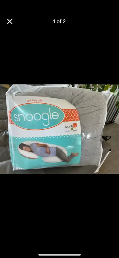 Snoogle pregnancy pillow, View more
