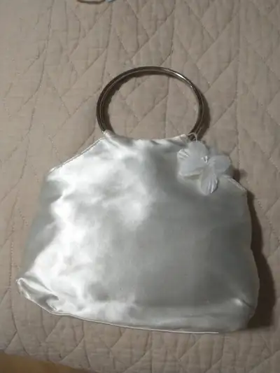 First communion white Purse + Veil and more, View more