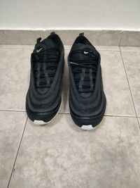 Nike Men's Air Max 97 Black White Athletic Shoes Size 9.5 