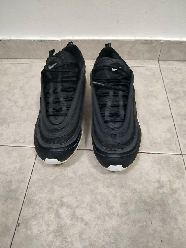 Nike Men's Air Max 97 Black White Athletic Shoes Size 9.5  in Men's Shoes in Windsor Region