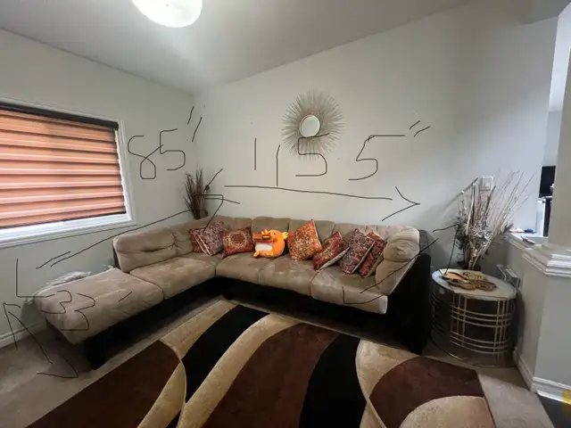 L shaped Sectional couch in Couches & Futons in London - Image 6