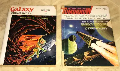 Vintage 1950's 60's Science Fiction magazines lot of 2 Galaxy, View more