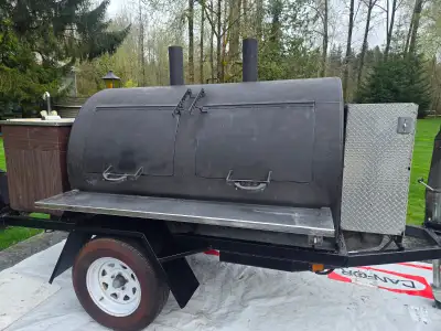 Large rotisserie barbecue, View more
