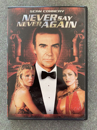 James Bond 007 rare DVD Never Say Never Again Sean Connery