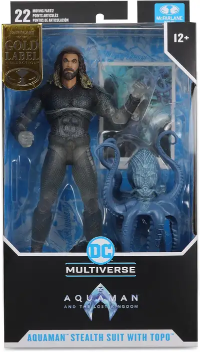 McFarlane Toys DC Multiverse Aquaman Stealth Suit W/Topo $20, View more