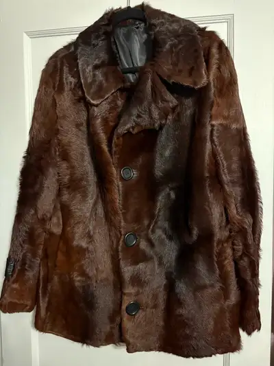 Vintage Roger Roche Goat Fur Coat, View more