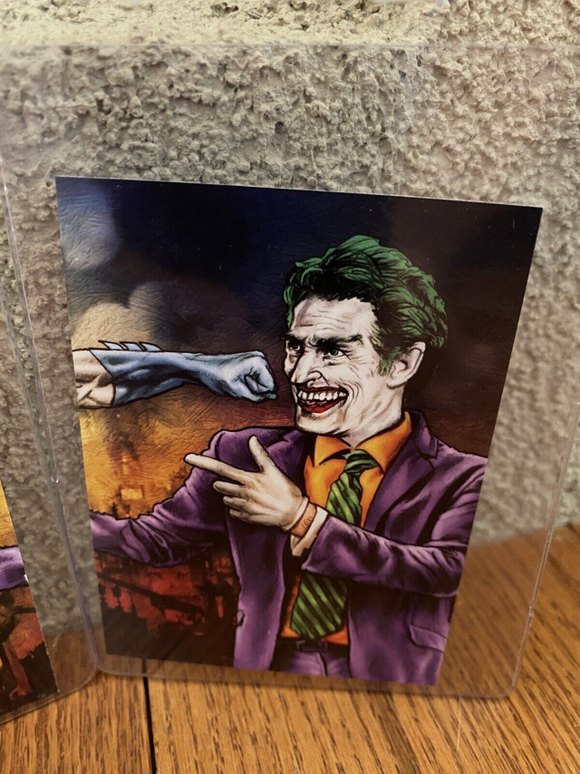 Batman & Joker  Artist Select Autographed and Numbered Card Set in Arts & Collectibles in Brantford - Image 3
