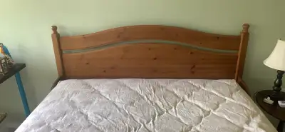 Wooden Queen Size Bed and Mattress, View more