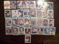 Donruss MVP MLB Baseball complete set of 32 - McDonalds 1992