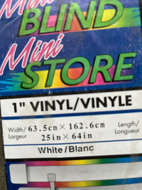 3 sizes  Window Vinyl Blinds White