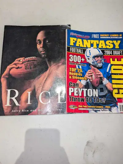 2 vintage football magazines, View more