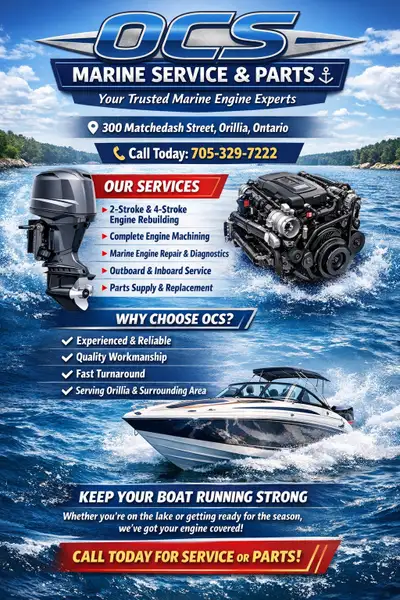 OCS Marine Service & Parts – One Stop for All Your Boating Needs Looking for reliable marine service...