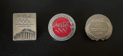 2004 OLYMPIC GAMES Athens Coca-Cola Partner Pins, View more