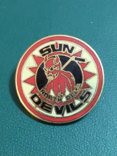 North Delta Sun Devils hockey lapel pin, View more