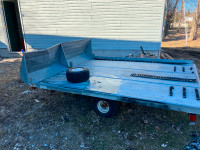 2008 double skidoo trailer