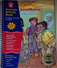 Summer Vacation Activity Book - Grade 4