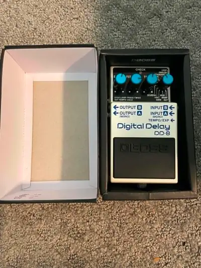 BOSS Digital Delay Guitar Effects Pedal (DD-8), View more