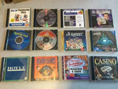 Computer CD-rom  Poker, Chess, Mahjongg, Backgammon,  Casino,, View more