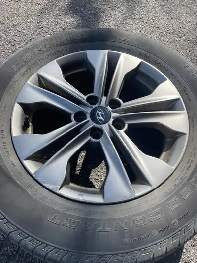 These are the original OEM rims that came with my car when I bought it new from Hyundai. I sold the...