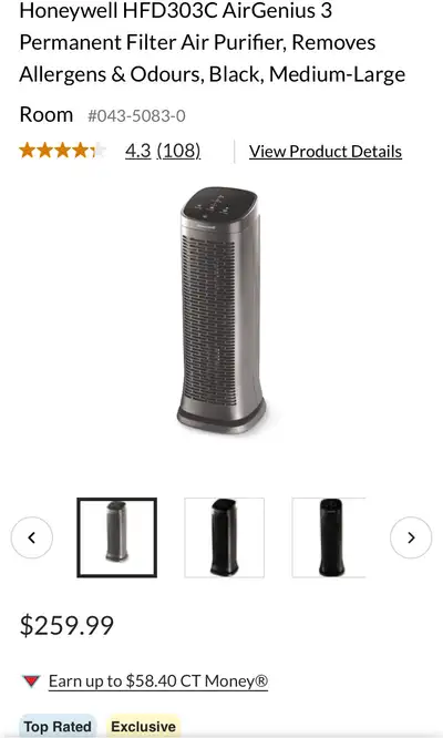 Sales: Honeywell AirGenius.  Moving Sales️120$ only, View more