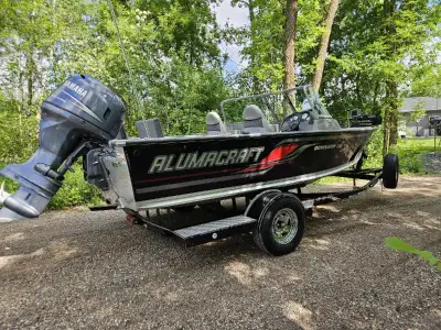 2008 Alumacraft Dominator 175 Sport 2008 115hp Yamaha 4stroke Power tilt an trim works amazing! Come...