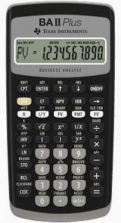 Financial Calculator TI BA II Plus