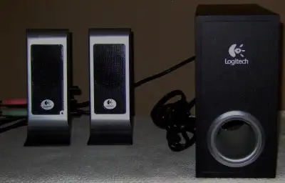 "LOGITECH" S200 SPEAKER SYSTEM WITH SUBWOOFER, View more