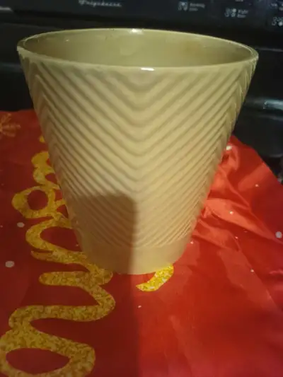 Yellow Chevron Planter Pot, View more