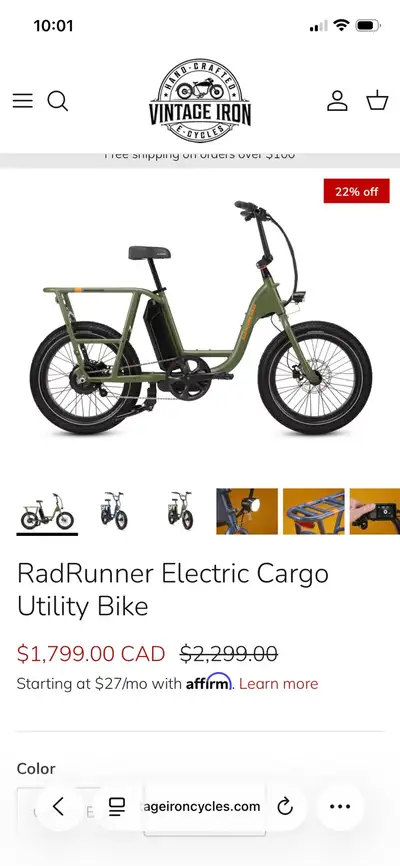 Ebike rad ,delivery , View more